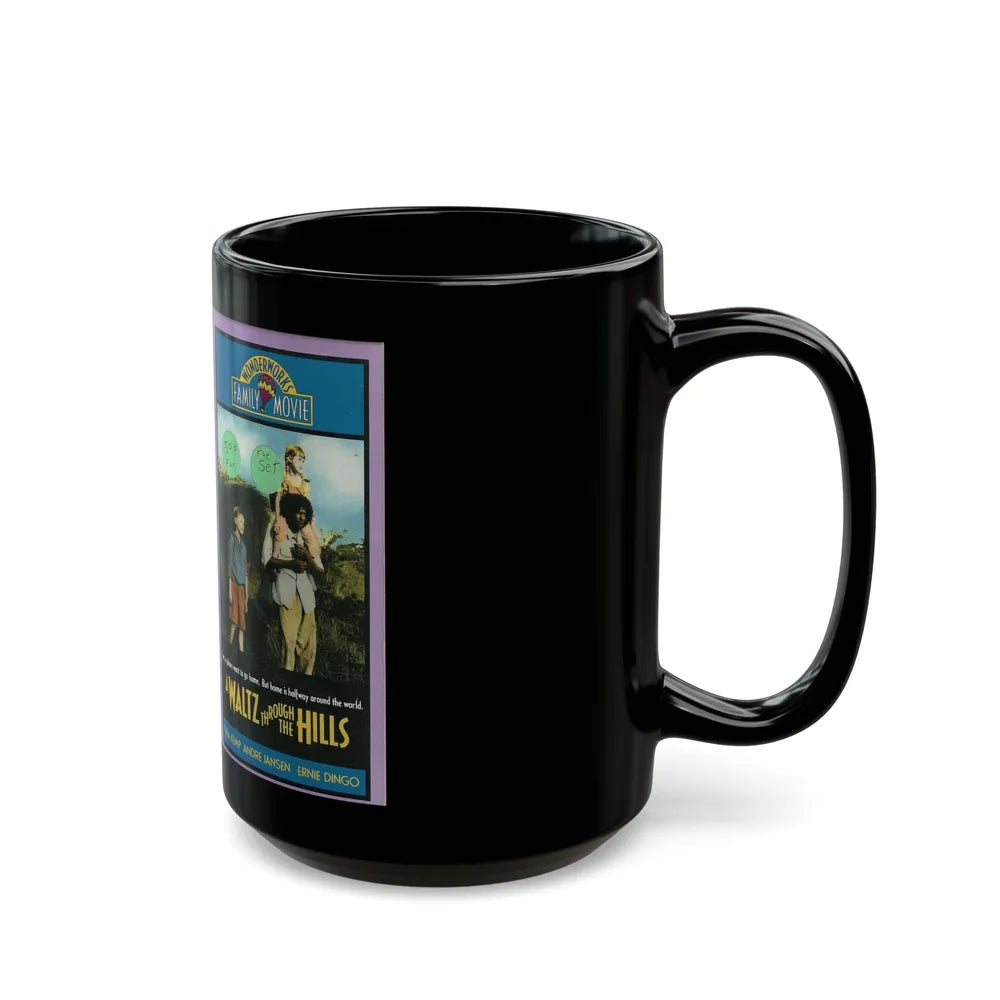 A WALTZ THROUGH THE HILLS WONDERWORKS FAMILY MOVIE (VHS COVER) - Black Coffee Mug-Go Mug Yourself