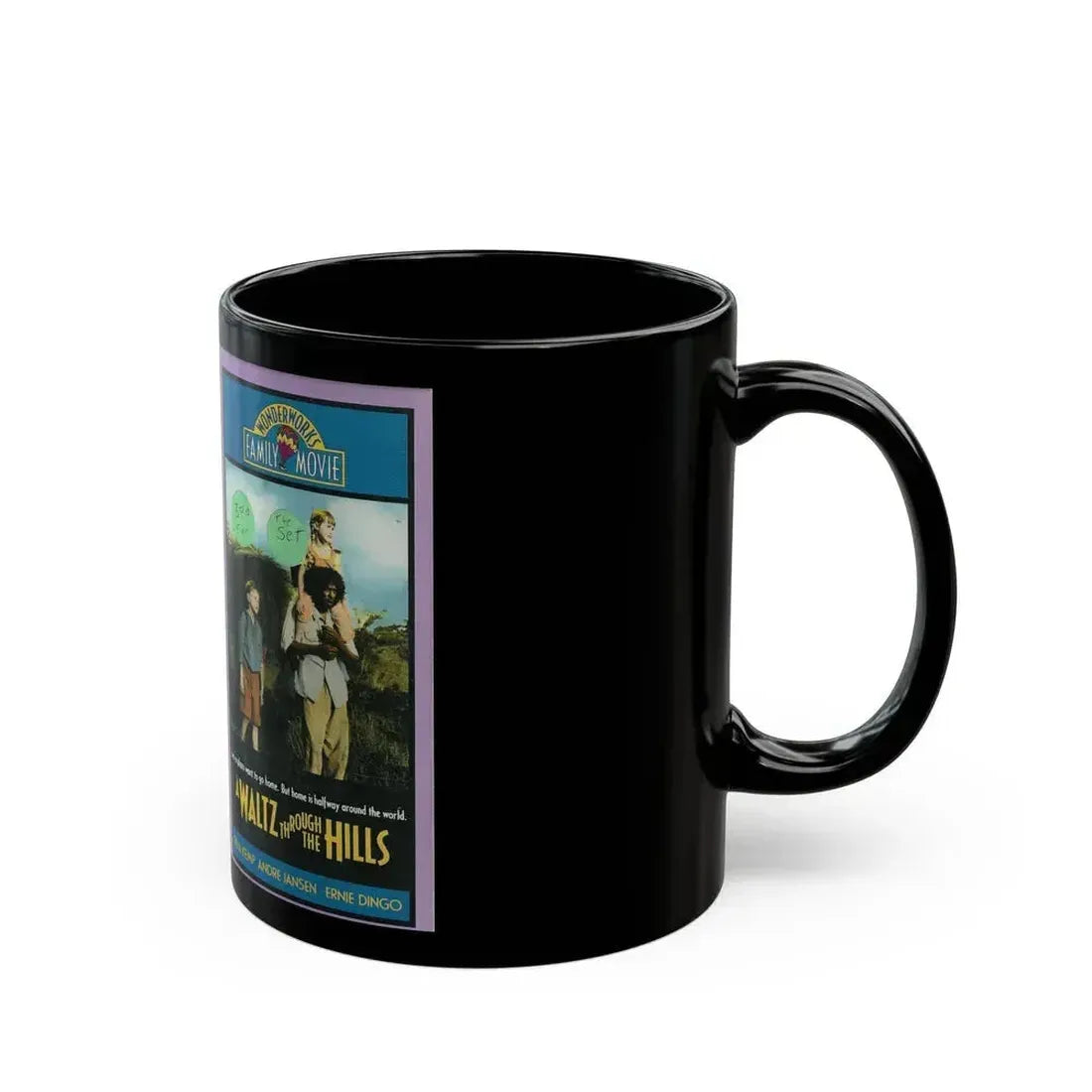 A WALTZ THROUGH THE HILLS WONDERWORKS FAMILY MOVIE (VHS COVER) - Black Coffee Mug - Go Mug Yourself