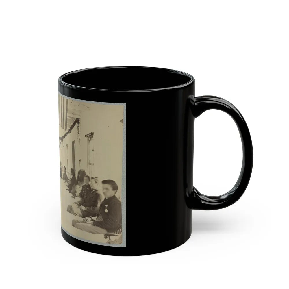 A Ward In Armory Square Hospital, Washington, D.C. (U.S. Civil War) Black Coffee Mug-Go Mug Yourself