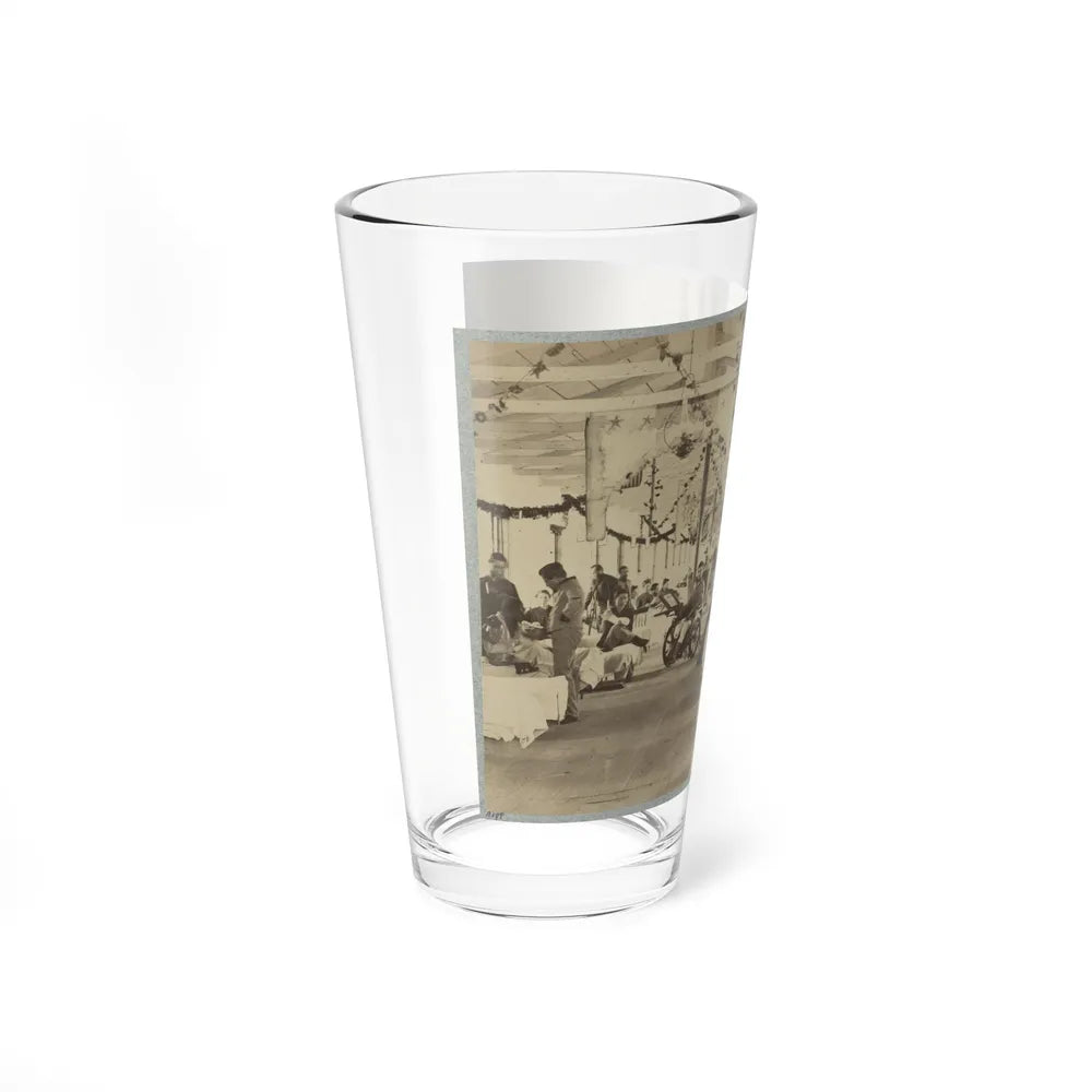 A Ward In Armory Square Hospital, Washington, D.C. (U.S. Civil War) Pint Glass 16oz-Go Mug Yourself