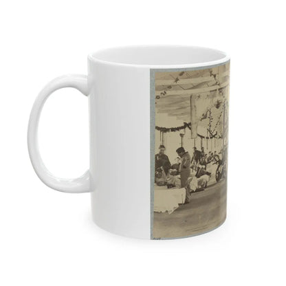 A Ward In Armory Square Hospital, Washington, D.C. (U.S. Civil War) White Coffee Mug-Go Mug Yourself