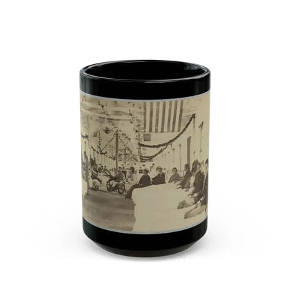 A Ward In Armory Square Hospital, Washington, D.C. (U.S. Civil War) Black Coffee Mug 15oz - Go Mug Yourself