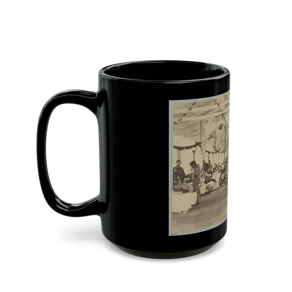 A Ward In Armory Square Hospital, Washington, D.C. (U.S. Civil War) Black Coffee Mug - Go Mug Yourself