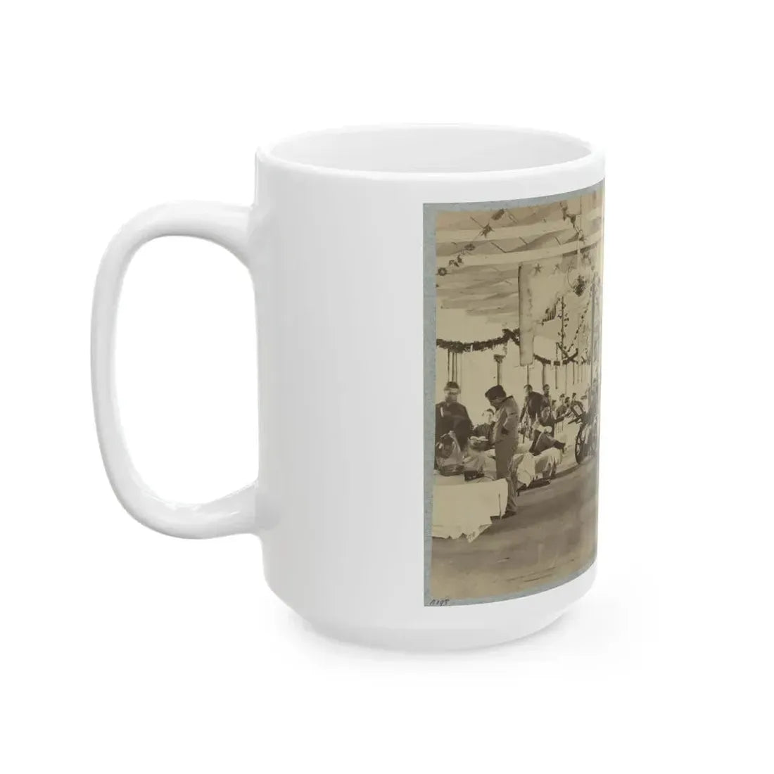 A Ward In Armory Square Hospital, Washington, D.C. (U.S. Civil War) White Coffee Mug - Go Mug Yourself
