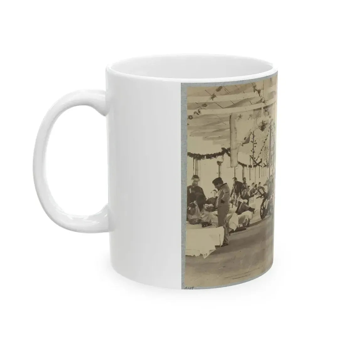 A Ward In Armory Square Hospital, Washington, D.C. (U.S. Civil War) White Coffee Mug - Go Mug Yourself