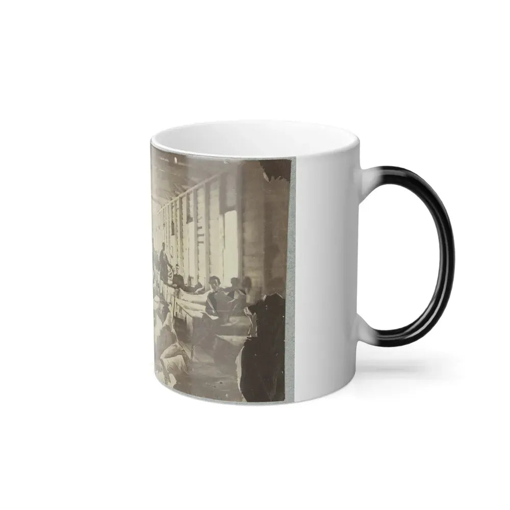 A Ward in Hospital at Convalescent Camp Near Alexandria, Va. (U.S. Civil War) Color Changing Coffee Mug 11oz - Go Mug Yourself