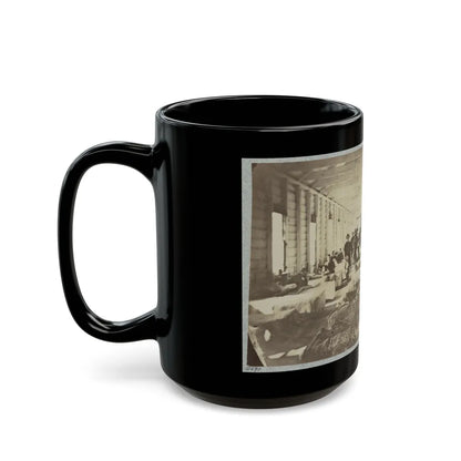 A Ward In Hospital At Convalescent Camp Near Alexandria, Va. (U.S. Civil War) Black Coffee Mug-Go Mug Yourself