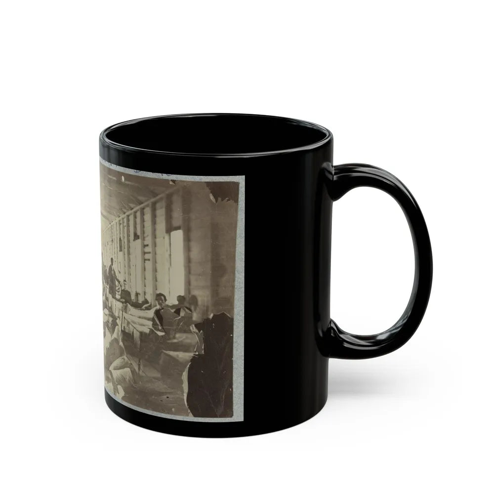 A Ward In Hospital At Convalescent Camp Near Alexandria, Va. (U.S. Civil War) Black Coffee Mug-Go Mug Yourself