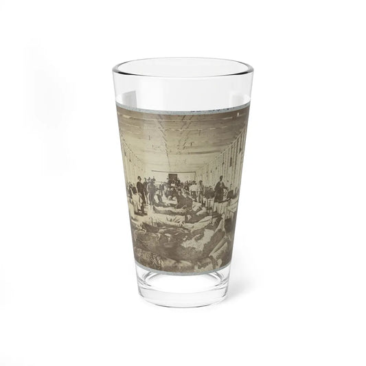 A Ward In Hospital At Convalescent Camp Near Alexandria, Va. (U.S. Civil War) Pint Glass 16oz-16oz-Go Mug Yourself