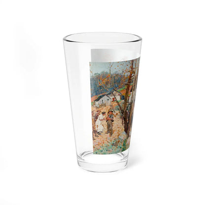 A Welcome Home (Magazine Illustration) Pint Glass 16oz-Go Mug Yourself