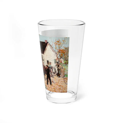 A Welcome Home (Magazine Illustration) Pint Glass 16oz-Go Mug Yourself