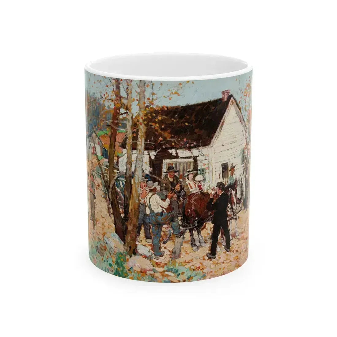 A Welcome Home - White Coffee Mug 11oz - Go Mug Yourself