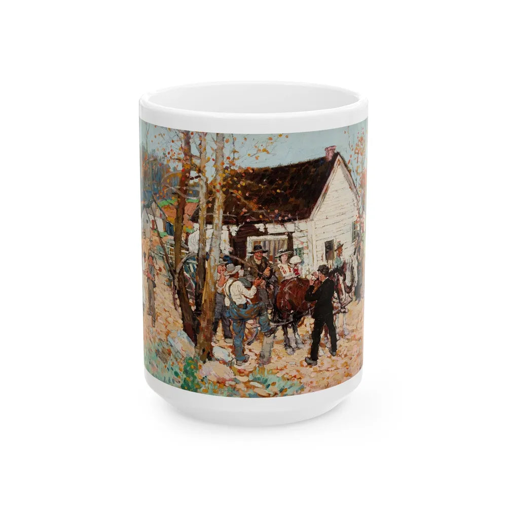 A Welcome Home - White Coffee Mug-15oz-Go Mug Yourself