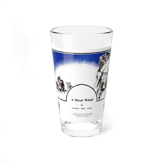 A West Wind, Collier's, May 9, 1931 (Magazine Illustration) Pint Glass 16oz 16oz - Go Mug Yourself