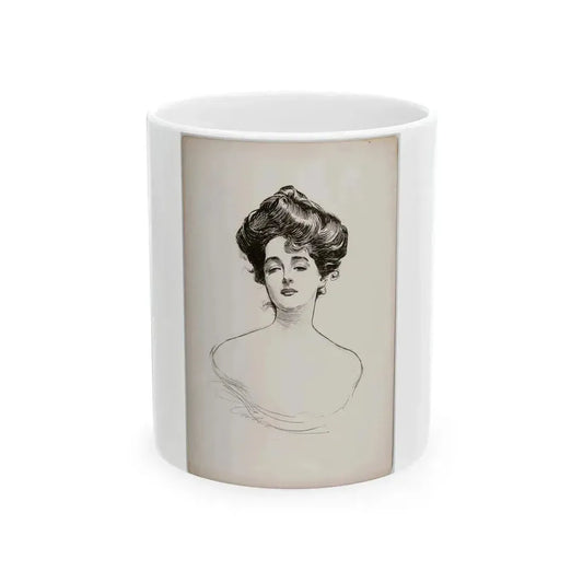 A Widow and Her Friends (c. 1900) - White Coffee Mug 11oz - Go Mug Yourself