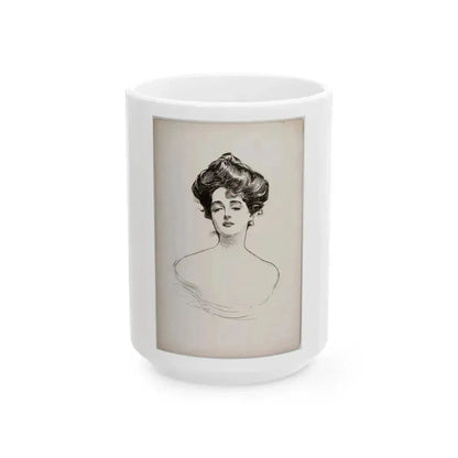 A Widow and Her Friends (c. 1900) - White Coffee Mug 15oz - Go Mug Yourself