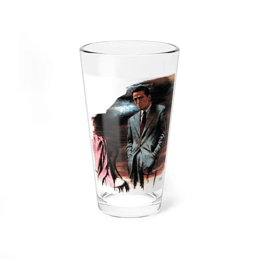 A Wife Walks Out (2), Collier's, April 23, 1949 (Magazine Illustration) Pint Glass 16oz 16oz - Go Mug Yourself