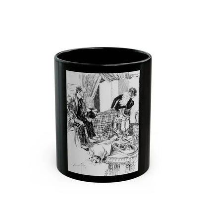 A Wild Remark, Puck magazine interior, 1894 - Black Coffee Mug 11oz - Go Mug Yourself