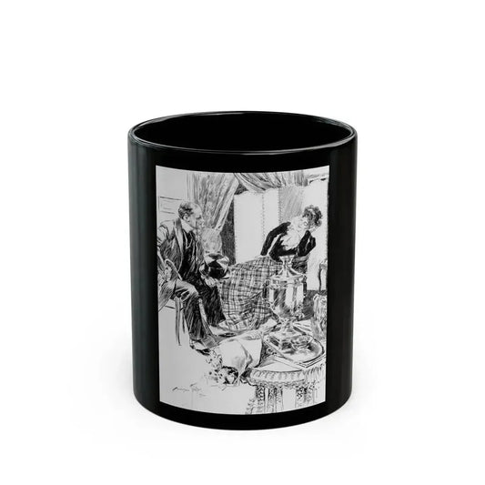 A Wild Remark, Puck magazine interior, 1894 - Black Coffee Mug 11oz - Go Mug Yourself