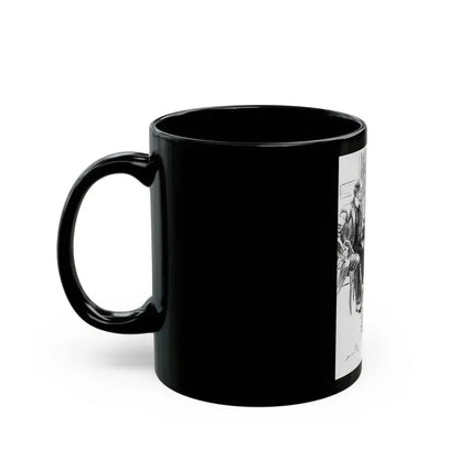 A Wild Remark, Puck magazine interior, 1894 - Black Coffee Mug - Go Mug Yourself