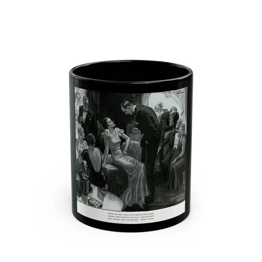 A Woman Curiously Cold, Ladies' Home Journal, October 1933 - Black Coffee Mug 11oz - Go Mug Yourself