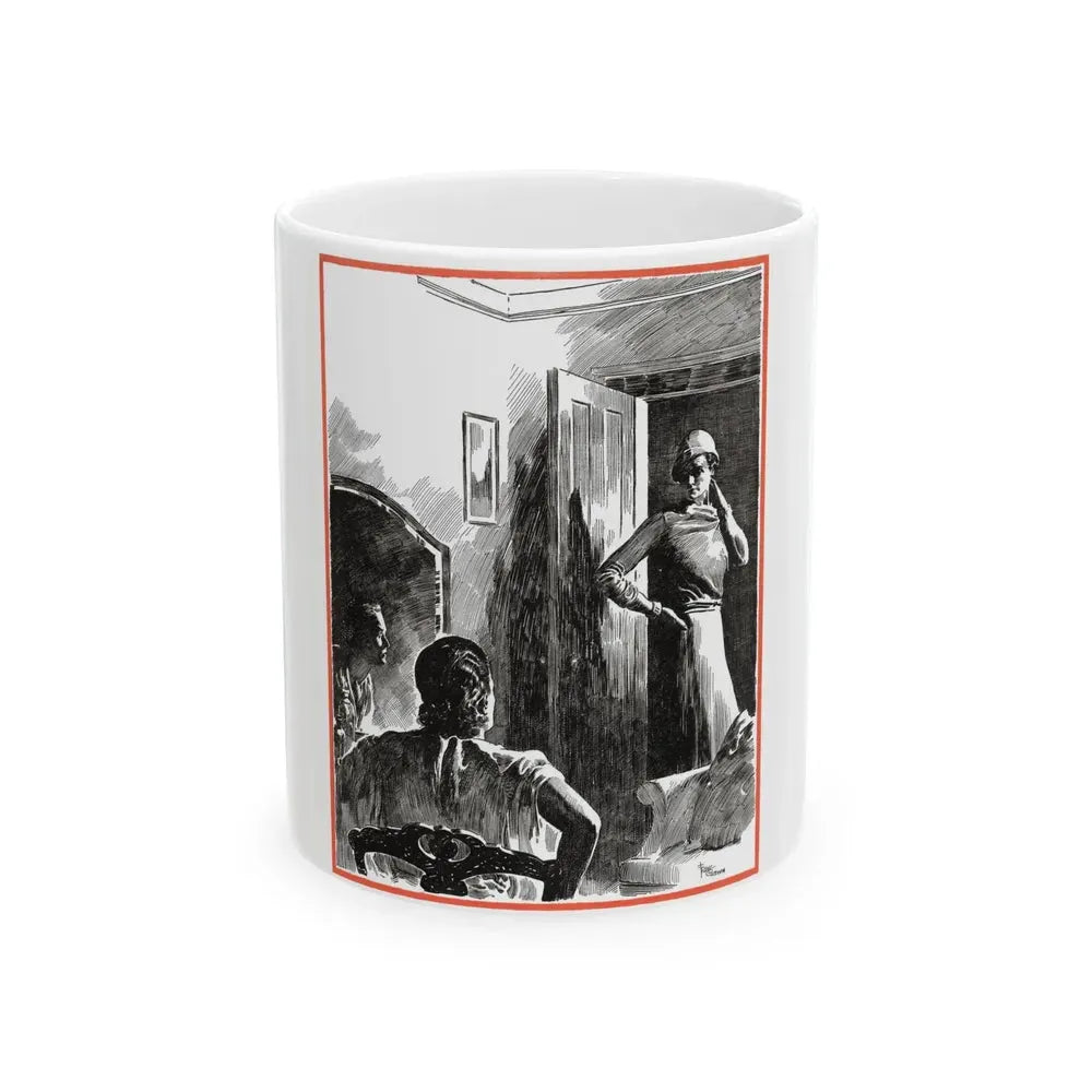 A Woman of Washington, Redbook, December 1934 - White Coffee Mug 11oz - Go Mug Yourself