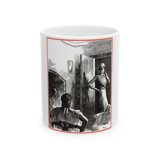 A Woman of Washington, Redbook, December 1934 - White Coffee Mug 11oz - Go Mug Yourself