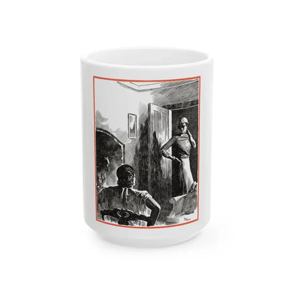 A Woman of Washington, Redbook, December 1934 - White Coffee Mug 15oz - Go Mug Yourself