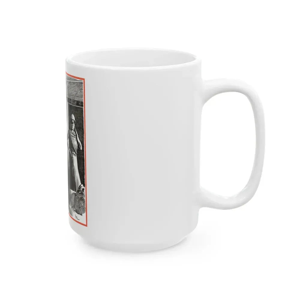 A Woman of Washington, Redbook, December 1934 - White Coffee Mug - Go Mug Yourself