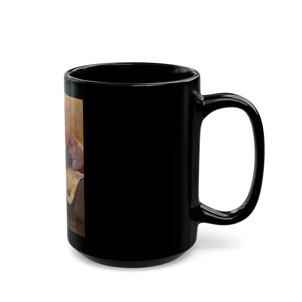 A Woman Resting, 1935 - Black Coffee Mug-Go Mug Yourself