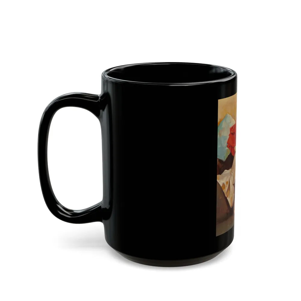 A Woman Resting, 1935 - Black Coffee Mug-Go Mug Yourself