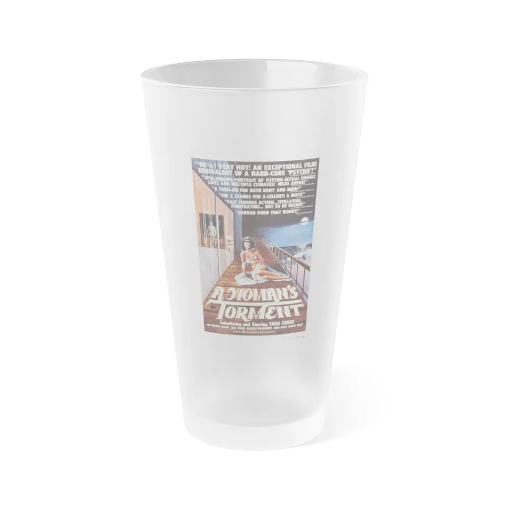 A WOMAN'S TORMENT 1977 Movie Poster - Frosted Pint Glass 16oz-16oz-Frosted-Go Mug Yourself