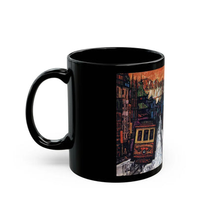 A Wonderful Week in San Francisco, Redbook, January 1961 - Black Coffee Mug-Go Mug Yourself