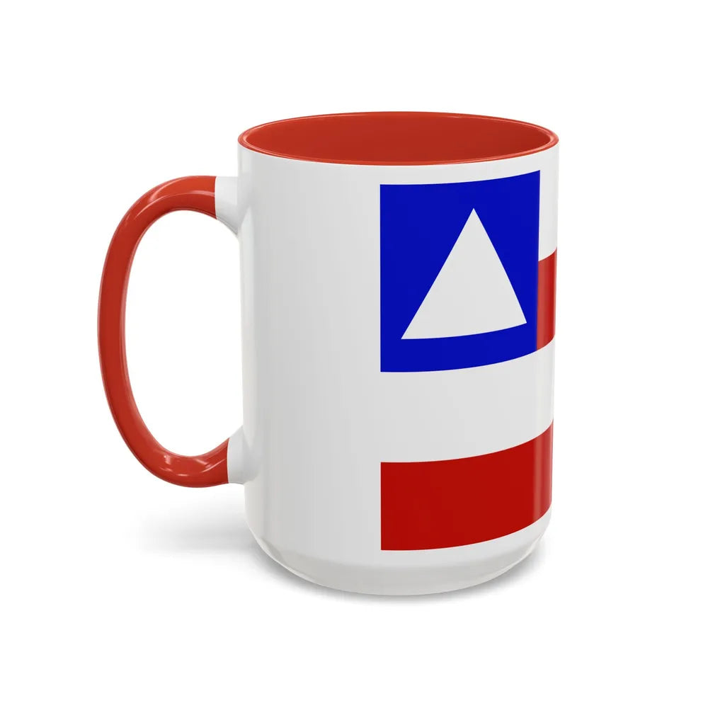 Flag of Bahia Brazil - Accent Coffee Mug-Go Mug Yourself