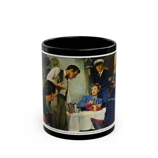 Dizzy Ramirez Knew He Was Wrong, 1947 - Black Coffee Mug-11oz-Go Mug Yourself