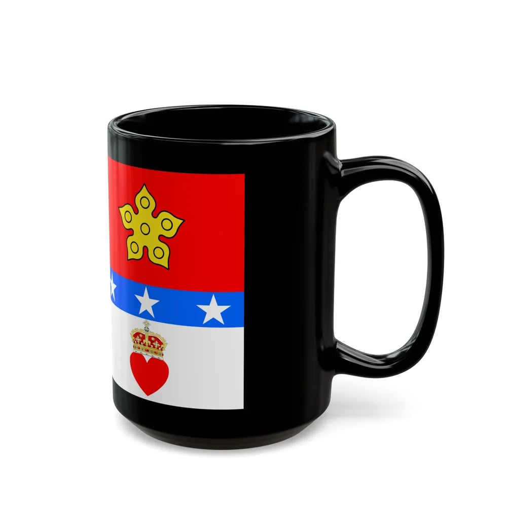 Flag of Angus UK - Black Coffee Mug-Go Mug Yourself