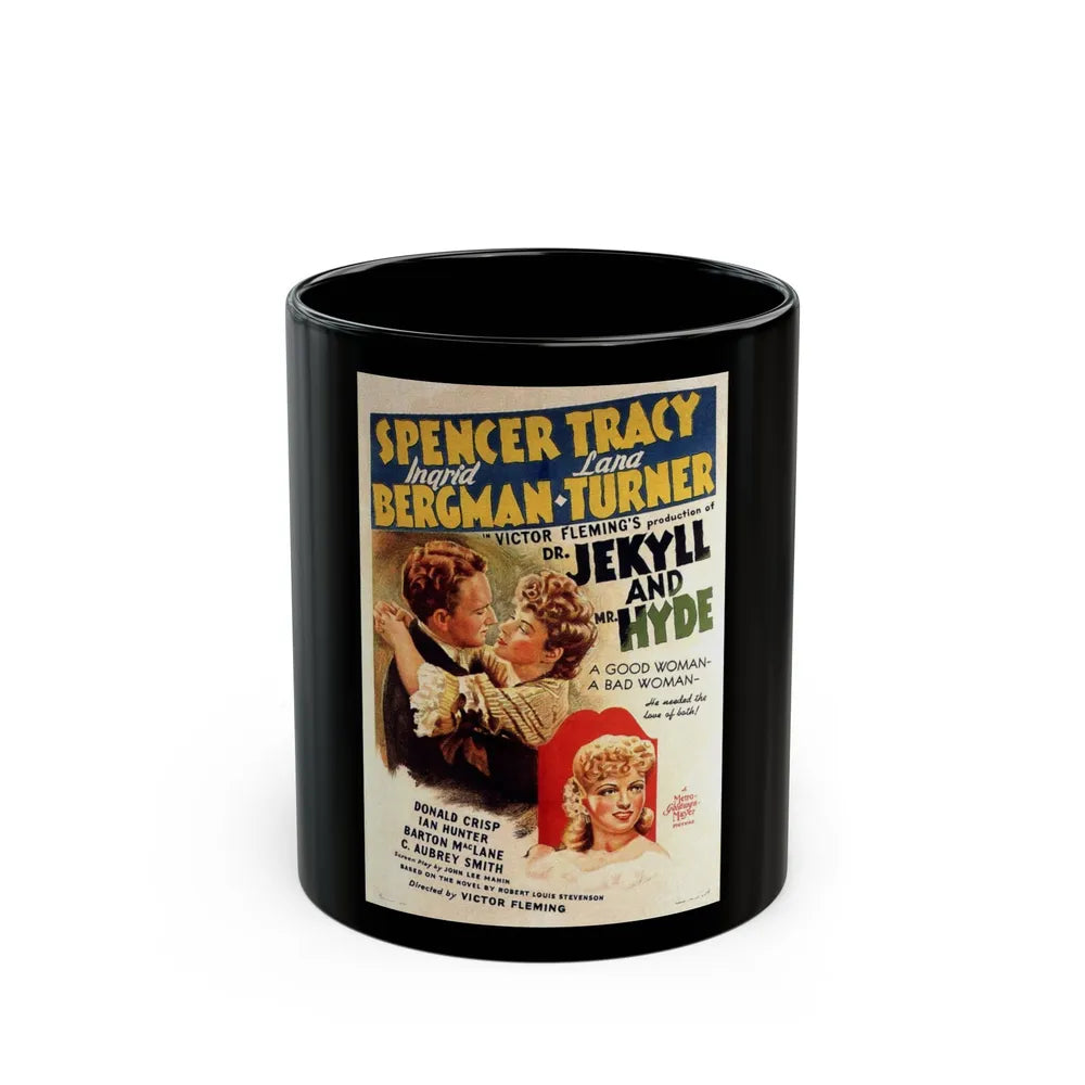 DR. JEKYLL AND MR. HYDE 1941 Movie Poster - Black Coffee Mug-11oz-Go Mug Yourself