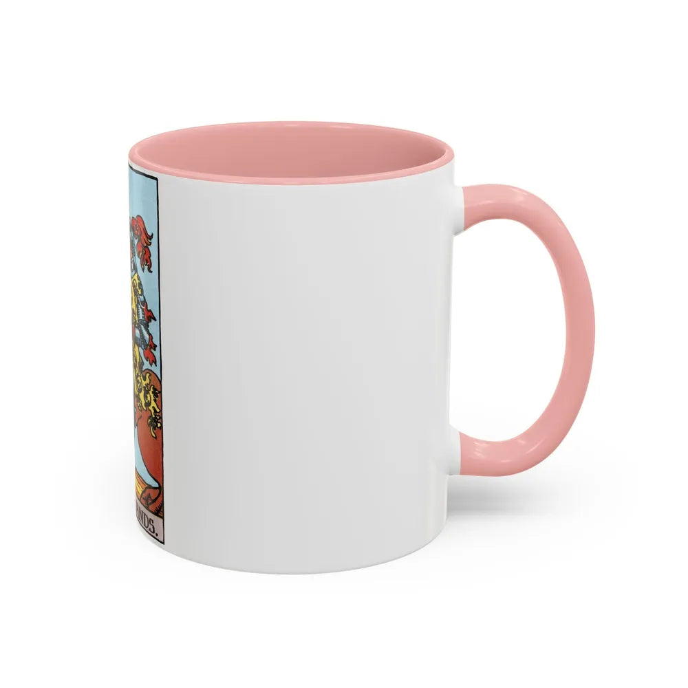 The Knight of Wands (Tarot Card) Accent Coffee Mug-Go Mug Yourself