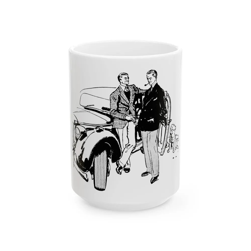 Firestone advertisement, 1948 - White Coffee Mug-15oz-Go Mug Yourself