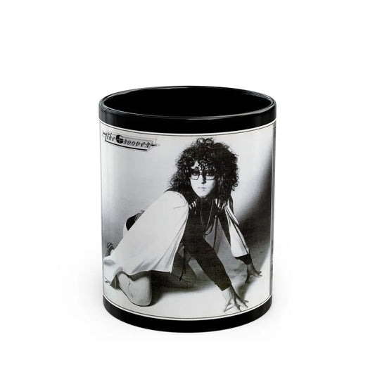 T.Rex 1973 (Music Poster) Black Coffee Mug-11oz-Go Mug Yourself