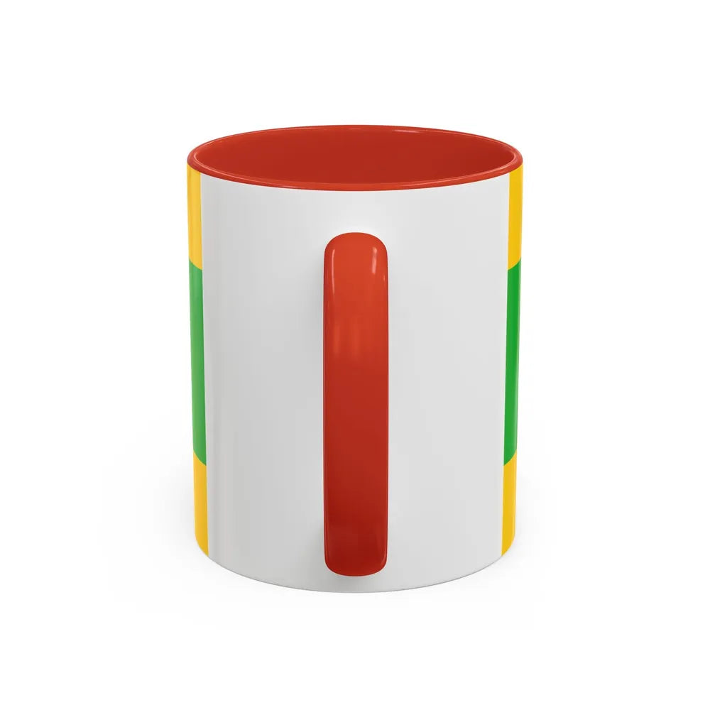 Flag of Greiz Germany - Accent Coffee Mug-Go Mug Yourself