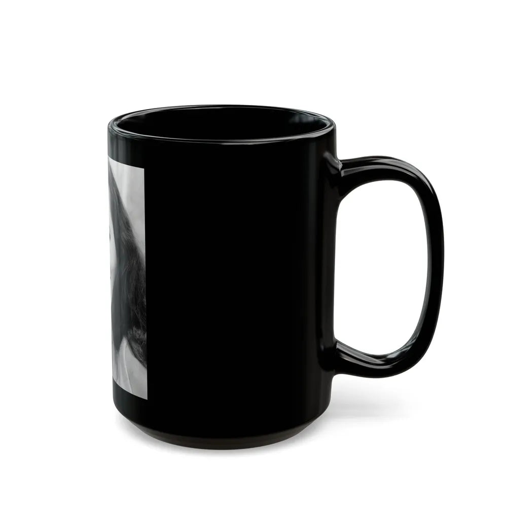 Gila Golan #02 (Vintage Female Icon) Black Coffee Mug-Go Mug Yourself