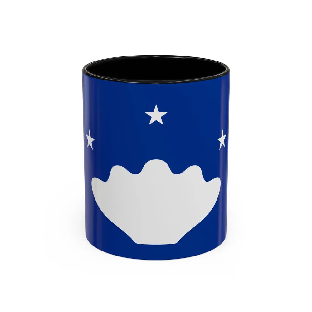 Flag of Hatohobei Palau - Accent Coffee Mug-11oz-Black-Go Mug Yourself