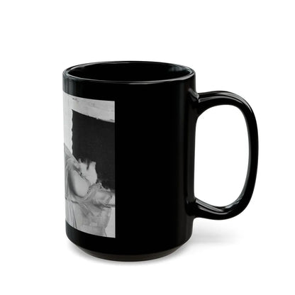 Dawn Richard #19 - See through top (Vintage Female Icon) Black Coffee Mug-Go Mug Yourself