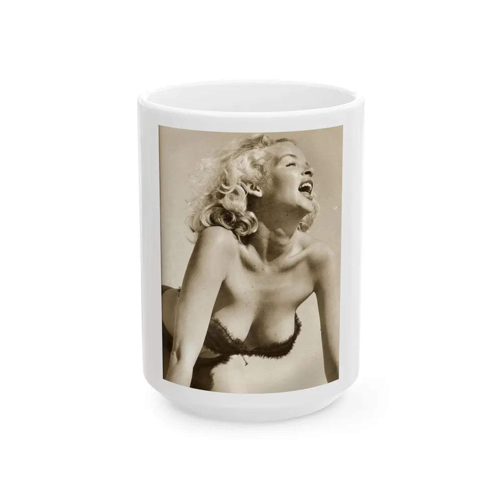 Eve Meyer #49 (Vintage Female Icon) White Coffee Mug-15oz-Go Mug Yourself