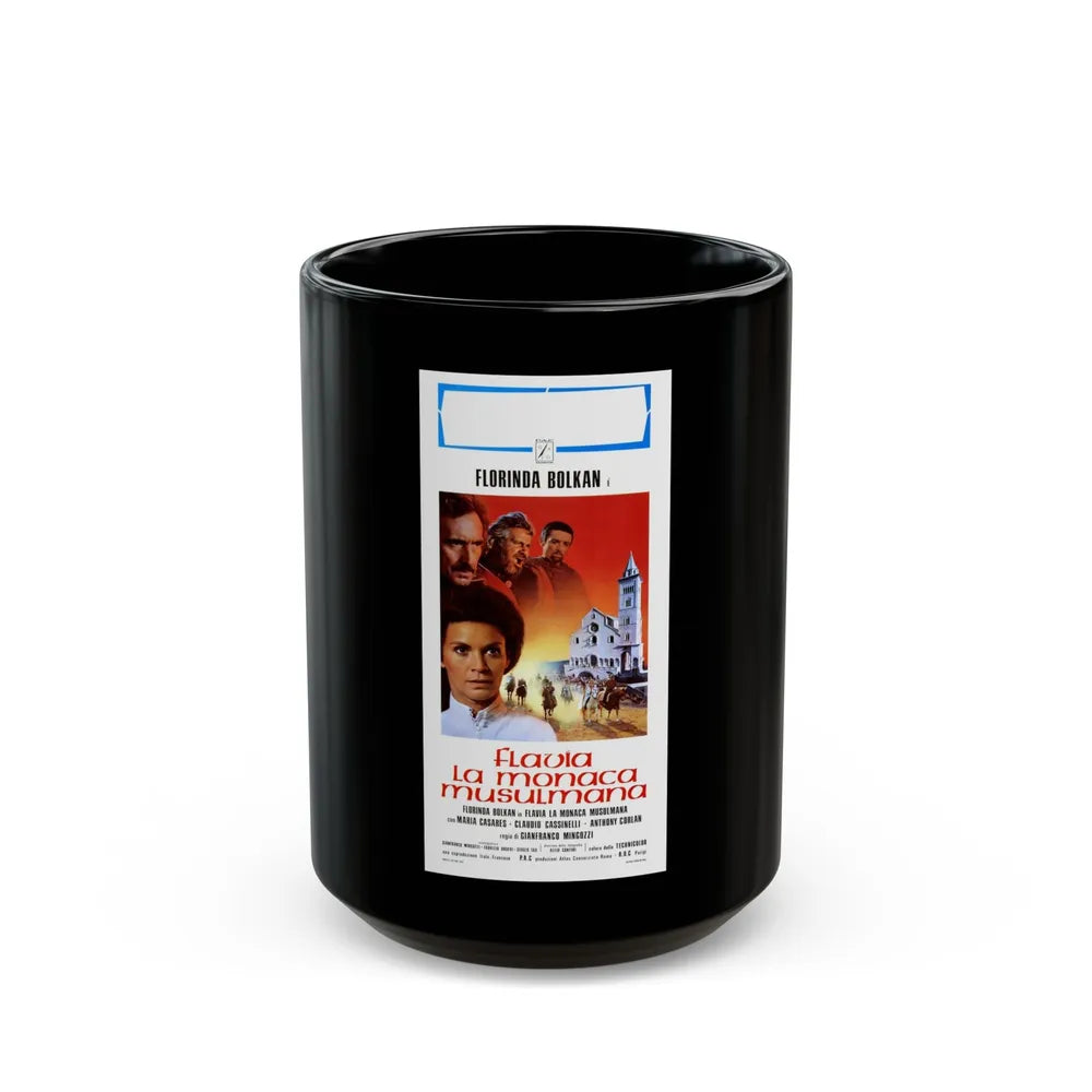 FLAVIA THE HERETIC (ITALIAN) (3) 1974 Movie Poster - Black Coffee Mug-15oz-Go Mug Yourself