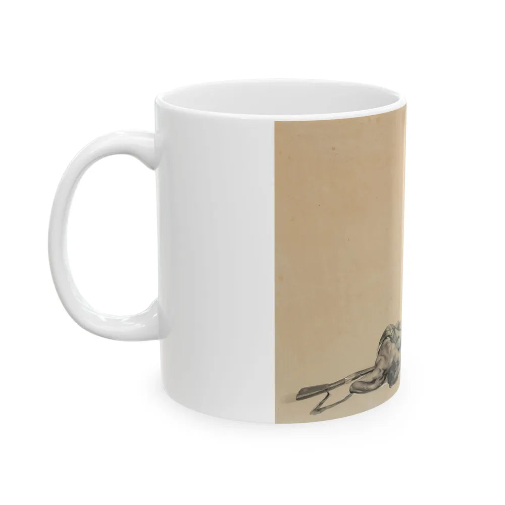 Death at a Brothel - White Coffee Mug-Go Mug Yourself