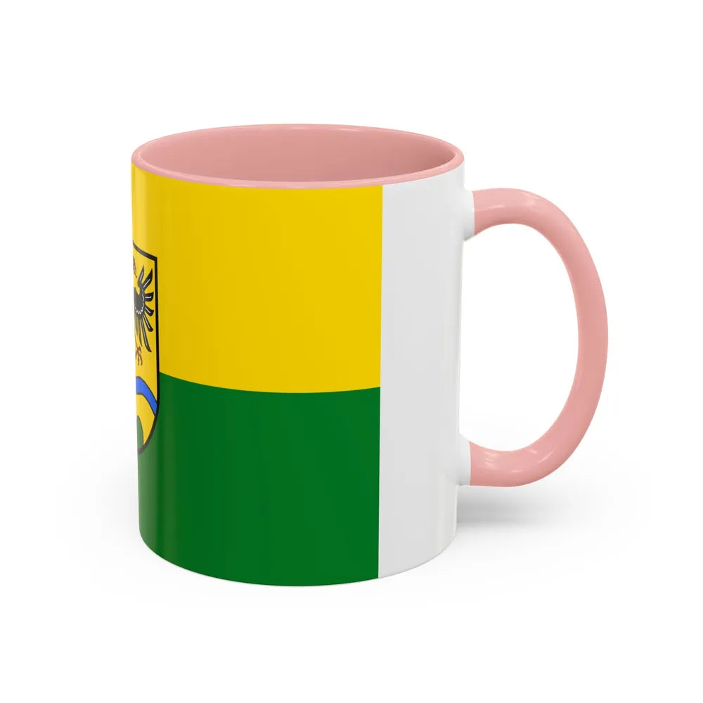 Flag of Deggendorf Germany - Accent Coffee Mug-Go Mug Yourself