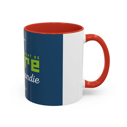 Flag of Eure France - Accent Coffee Mug-Go Mug Yourself