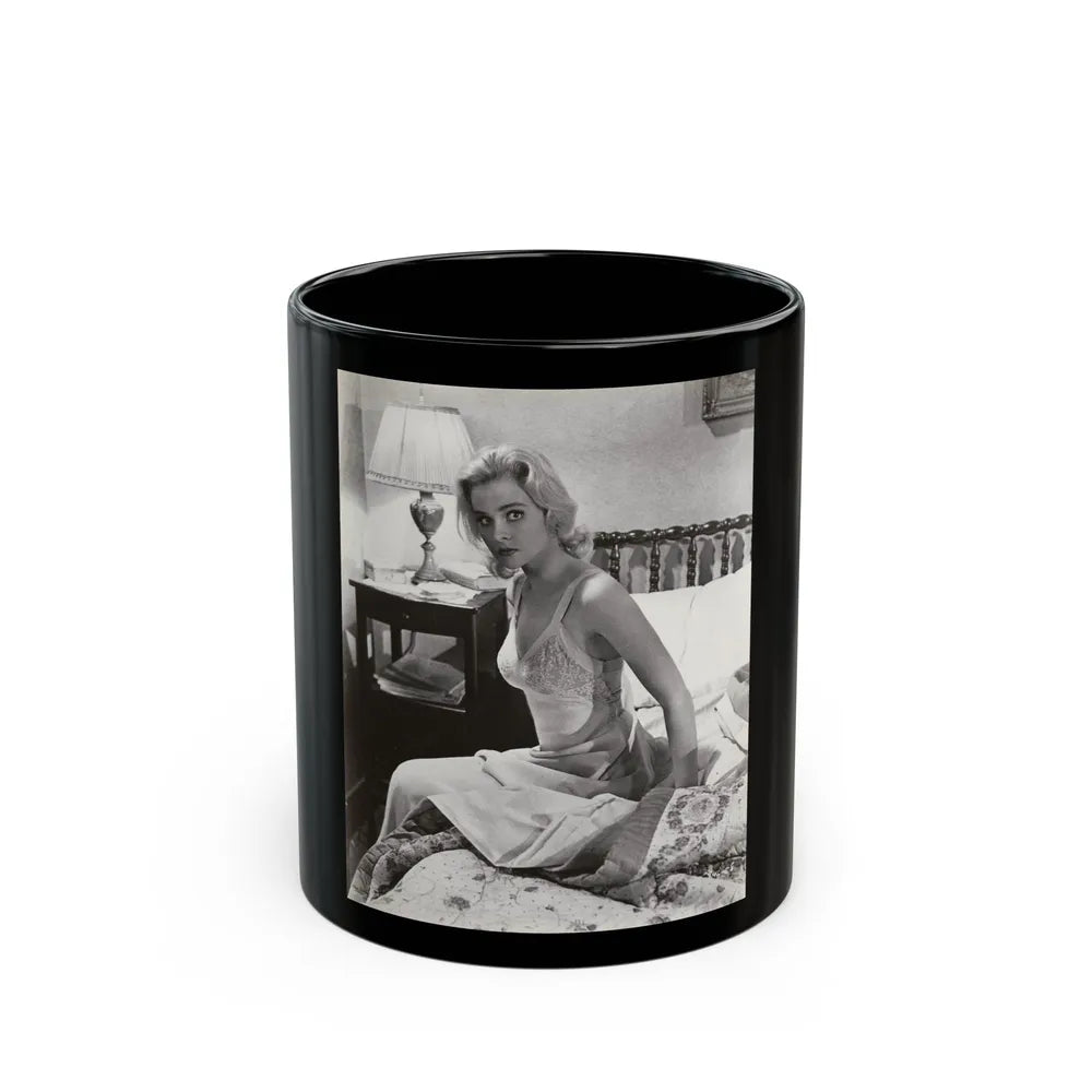 Diane McBaine #20 (Vintage Female Icon) Black Coffee Mug-11oz-Go Mug Yourself